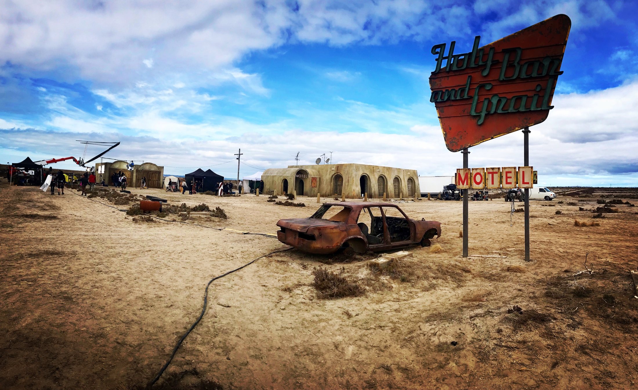 Camera crew filming Preacher Season 4 in Melbourne, Victoria